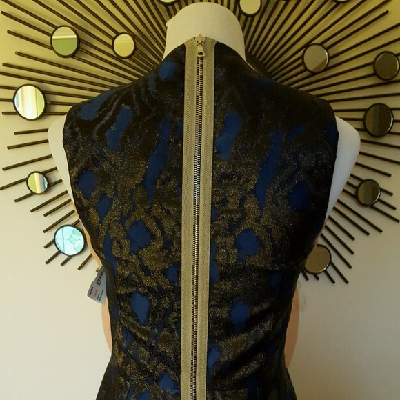 Markus Lupfer Sophie Metallic Blue Jumpsuit Sz S - Picture 3 of 8